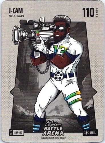 2026 Bo Jackson Battle Arena J-Cam Silver Battlefoil Junior Caminero