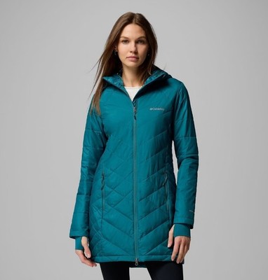 NEW WITH TAG - AUTH - Columbia Women's Heavenly Long Hooded Jacket