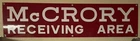 Vintage McCrory Store Porcelain Sign (12" x 48")