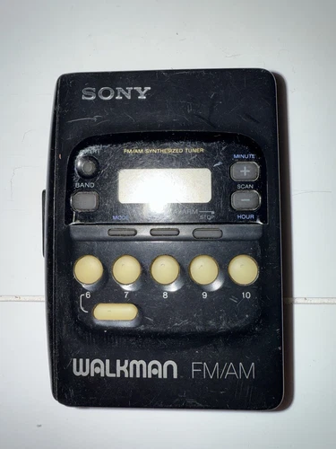 sony walkman fm am radio cassette player Vintage 80s