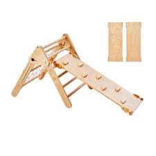 Pikler Triangle Set 4 in 1 Montessori Climbing Toys for Toddlers 1-3 Years