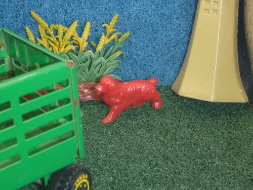 COCKER SPANIEL 1975 BRAVE BREEDS Sanitarium R&L Cereal Promo Toy Dog RED - Picture 2 of 3