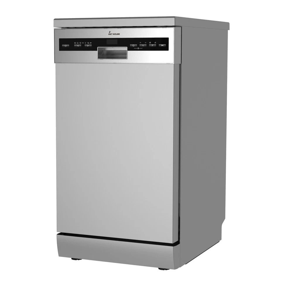 Geschirrspüler DW4505FS freistehend 45cm Edelstahl, Zeitvorwahl, 10 Maßgedecke - Bild 4 von 4