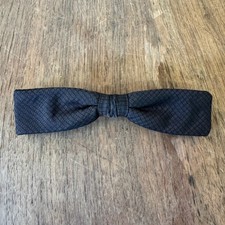 Superba Vintage Textured Bow Tie Clip On Classic Menswear Accessory