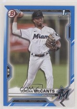 2021 Bowman Draft Blue 96/150 Jordan McCants #BD-26 s3g