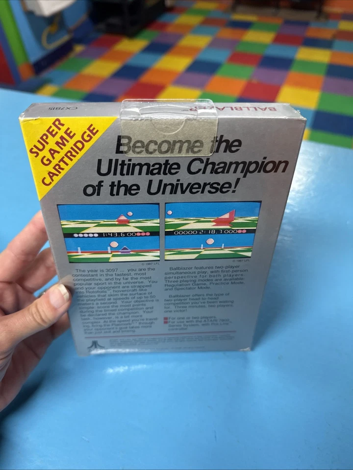 Ballblazer (Atari 7800, 1987) BRAND NEW SEALED HANGTAB - Image 3 of 4