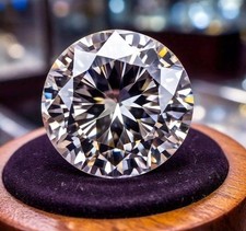 CERTIFIED 4 Ct Lab Grown diamond Round Cut Natural D Color VVS1 Clarity U978