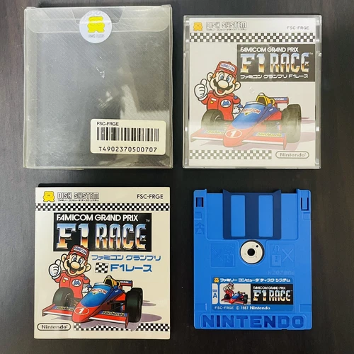 Famicom Grand Prix F1 Race Nintendo Famicom Disk System 1987 FSC-FRGE Racing