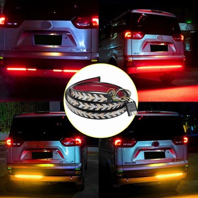 48'' 432LED Truck Tailgate Strip Light Bar Flash Brake Lamp Flowing Turn Signal