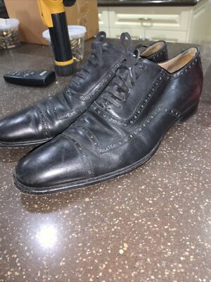 GUCCI Goodyear Brogue Oxford Cap Toe Leather Lace Up Loafer  display picture 1