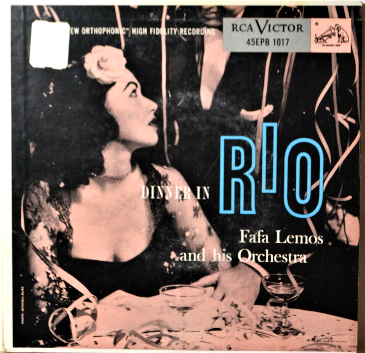 Fafa Lemos Dinner in Rio Latin Pop Dance Band EP EX 2-45 7