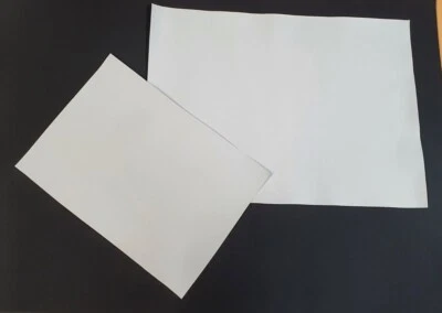 TEAM BEUST - LEATHERPROFESSIONALS Lederreste Blankleder Lederstücke weiß Boxcalf glatt fest 1,5 - 2 mm oder dünner