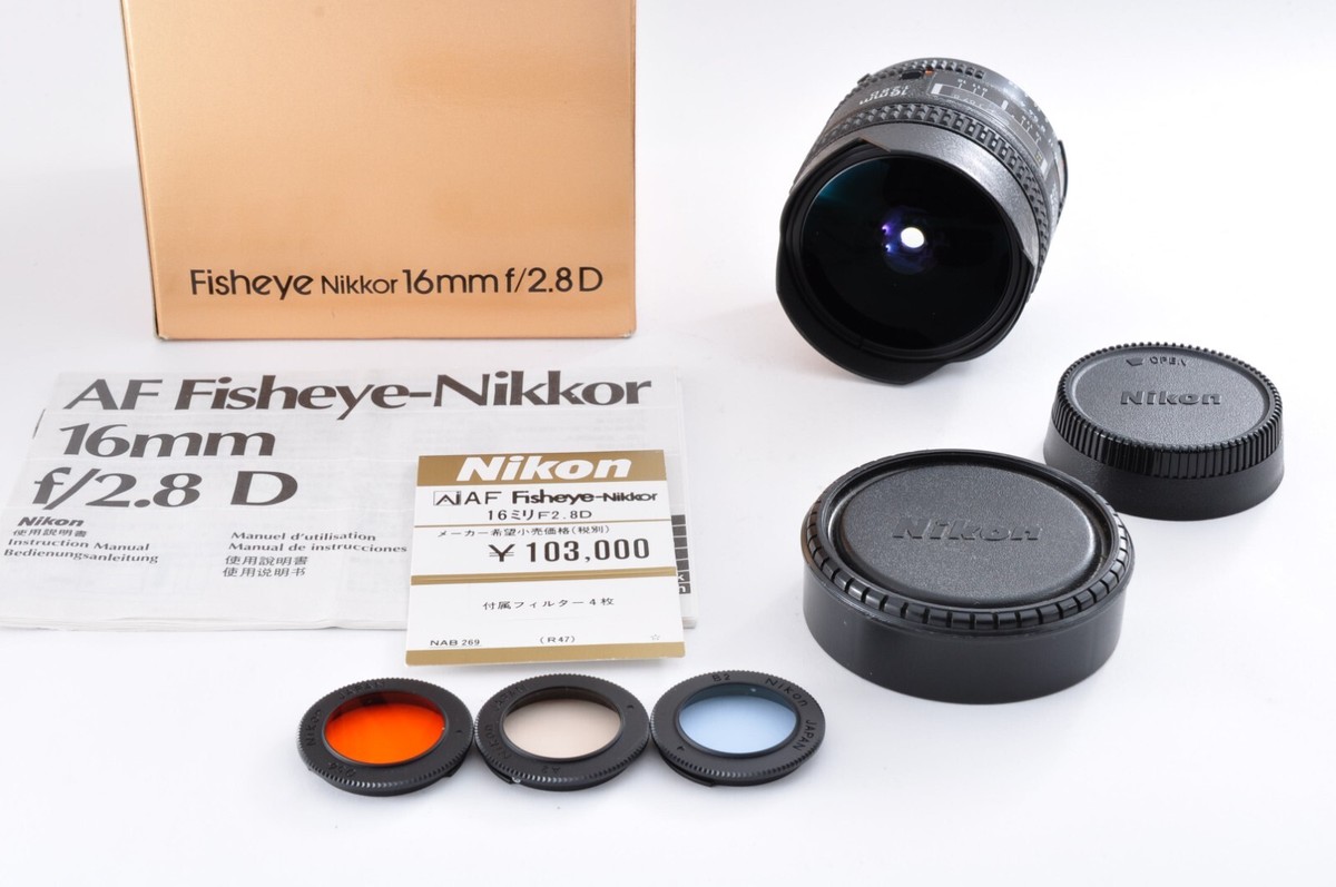Nikon AF Fisheye NIKKOR 16mm F2.8D Wide Angle Prime Lens Nikon AF Fisheye NIKKOR 16mm F2.8D Wide Angle Prime Lens