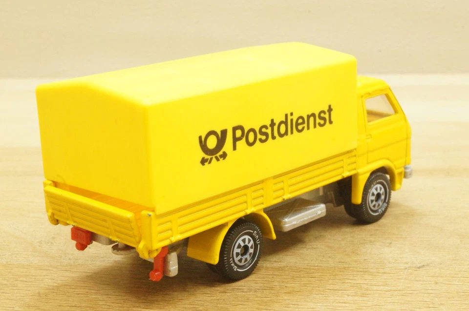 Maßtab 1:43 SIKU 1625 M. A. N. VW Pritsche Con Baldacchino " Postdienst " Senza - Immagine 3 di 4