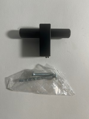 Jeffrey Alexander 478T-MB Larkin 2-3/8'' ''T'' Bar Cabinet Knob - Matte Black