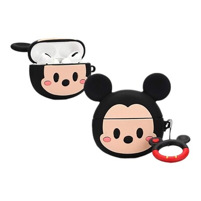 Silicone | 3D Funny Cartoon with Keychain | AirPods Pro