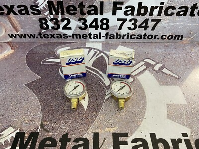 #ad USG Pressure Gauge 0 30PSI Conn. 1 4” ANPT LM Size 2” Qty 2 $35.00