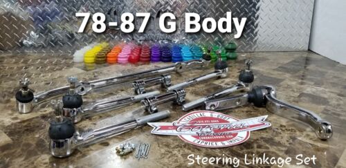 Chrome Steering Linkage Set 78-87 GBODY  - Foto 1 di 13