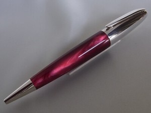Dunhill Torpedo Ball Point Pen Sterling Silver 925 Cap Red