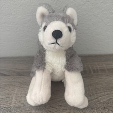 Adventure Planet Wolf Husky Plush 9  Stuffed Animal