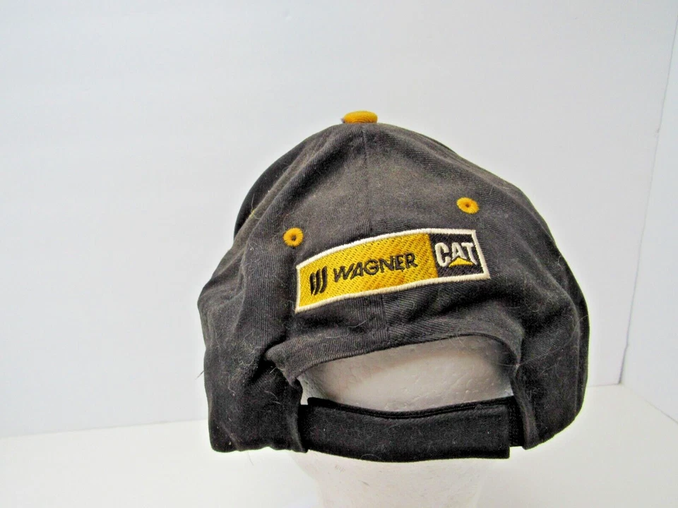 Caterpillar CAT Equipment Black & Yellow  Wagner CAT Cap/Hat #H3 - Image 4 of 4