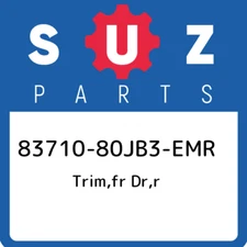 83710-80JB3-EMR Suzuki Trim,fr dr,r 8371080JB3EMR, New Genuine OEM Part