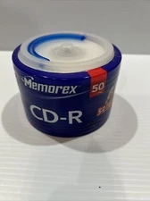 Memorex Recordable CD-R Media 52x 700mb 80min Spindle 50 Count