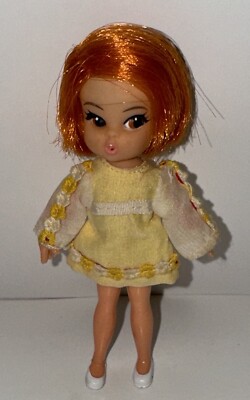RARE Vintage Hasbro 1968 '' HONEY # 8533 '' Party Time Doll Loose Dolly Darlings