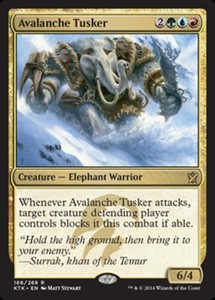 Avalanche Tusker x4 - Khans of Tarkir - NM-Mint, English - Khans of Tarkir