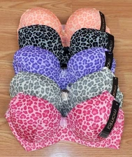 Individual Genuine Mamia Women's Leopard Print Size 32 B Bra Color Of Choice  