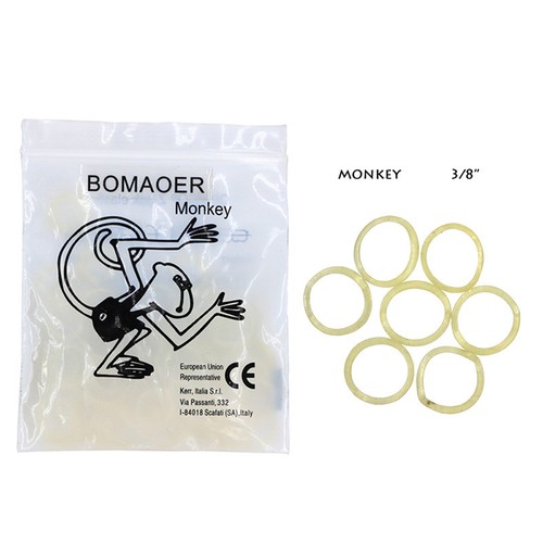 Anillos elásticos de ortodoncia dental ORMCO 3,5 OZ, paquete zoológico 5000 piezas/caja 5 tamaños - Imagen 11 de 41