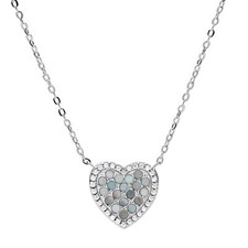 Collana Donna FOSSIL MOP JFS00570040 Argento 925% Cuore