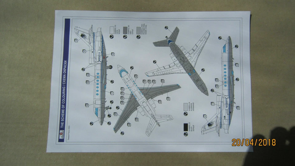 Kit modelo plástico avión Amodel 72293 Dassault Falcon 50/50EX 1/72 Foto 2 de 4