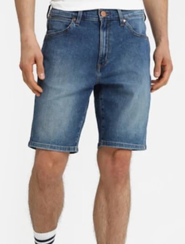 Mens Wrangler Denim Stretch Shorts 