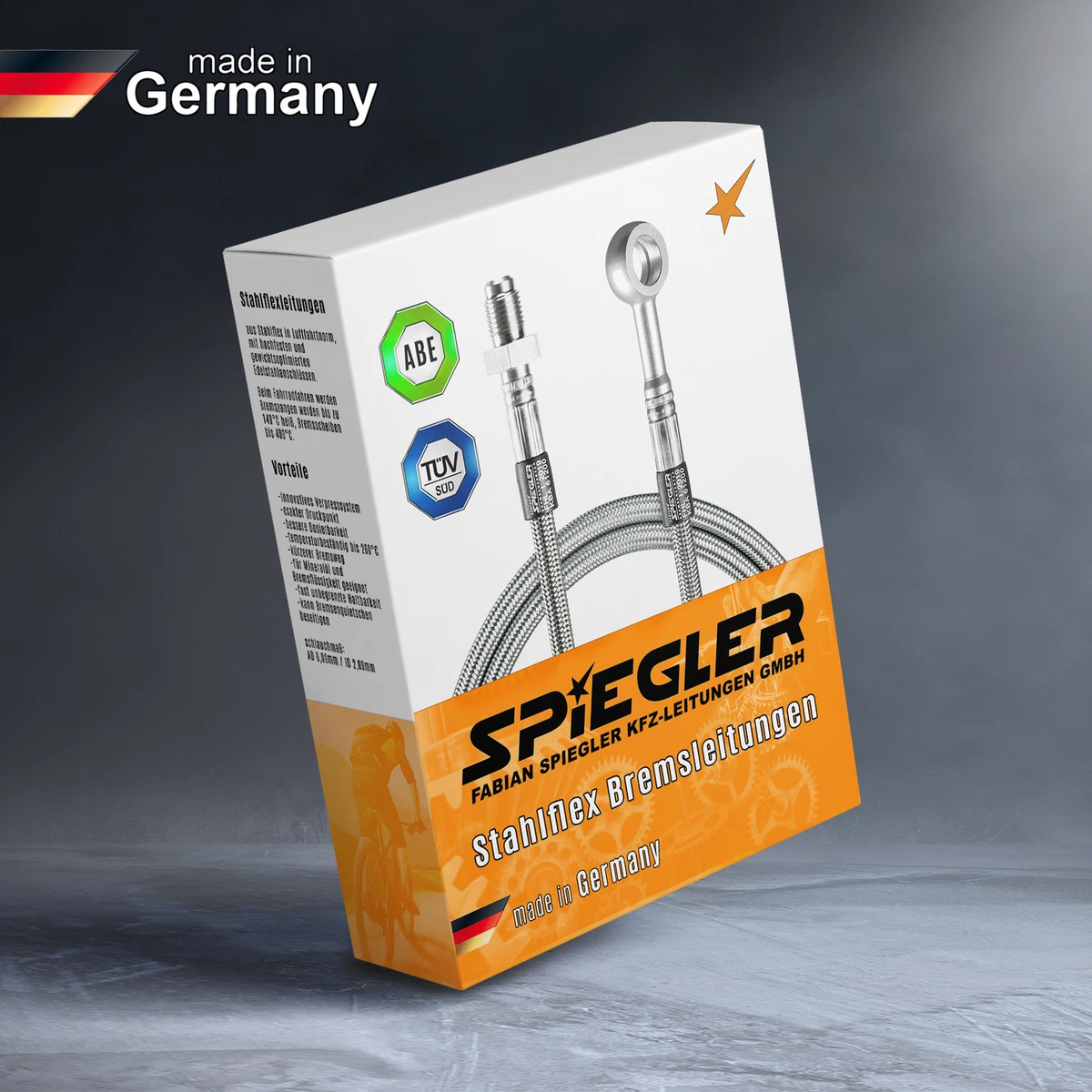 Stahlflex Bremsleitung Für BMW R 1150 GS Vorne