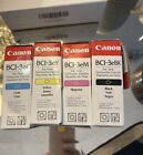 Canon ink genuine Bci 3ec Color Black,magenta,yellow,cyan Lot 4