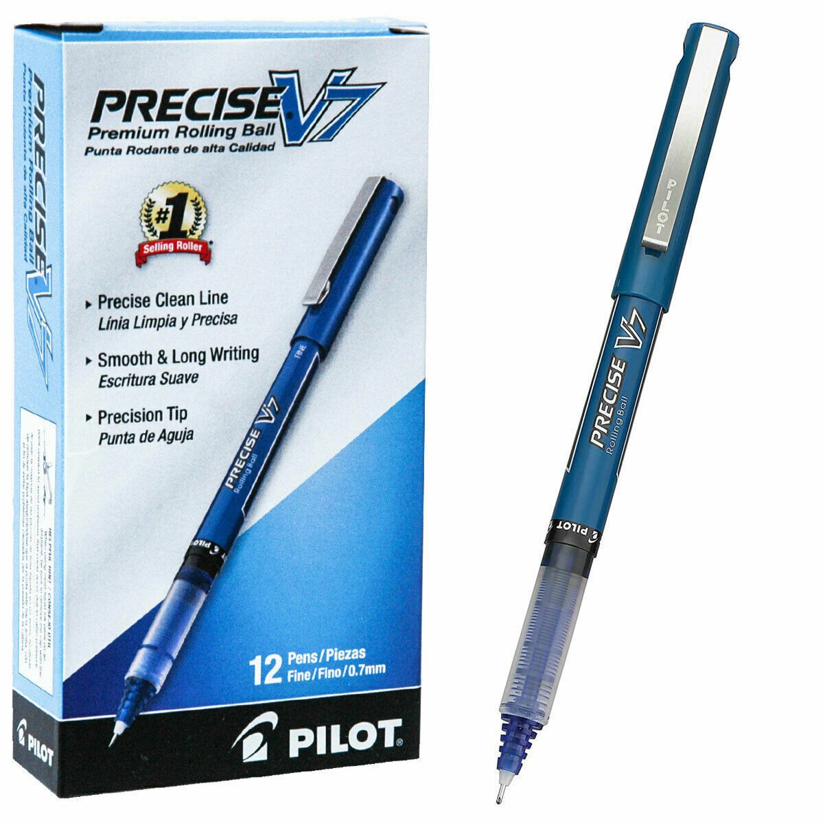Rollerball Pen Best Blue Ink Pens 35349 Pilot V-7 Precise Rollerball