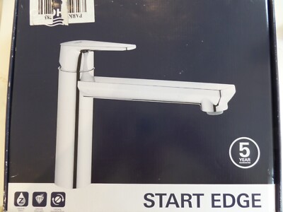 Grohe Start Edge Chrom Wasserhahn mittlerer Auslauf 31699000 Neu in OVP