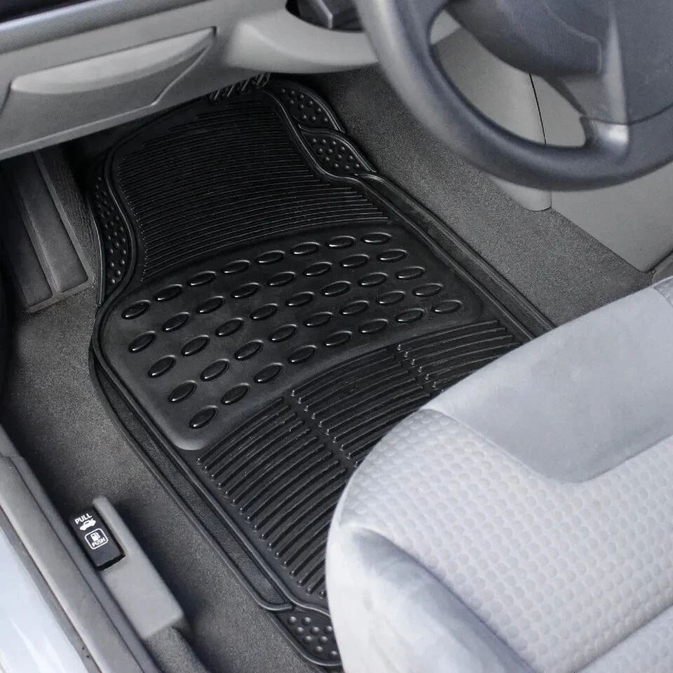 For All Mercury Floor Mats 4 PCS Black Rubber Anti Slip Heavy Duty Easy To Clean - Image 2 of 4