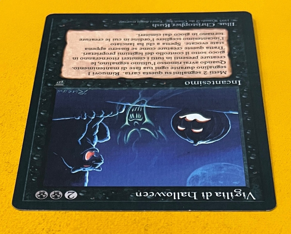 【海外限定/正規品鑑定済】 MTG All Hallow's Eve 英語版 Auction Prices Realized Tcg Cards 1994 MAGIC THE GATHERING