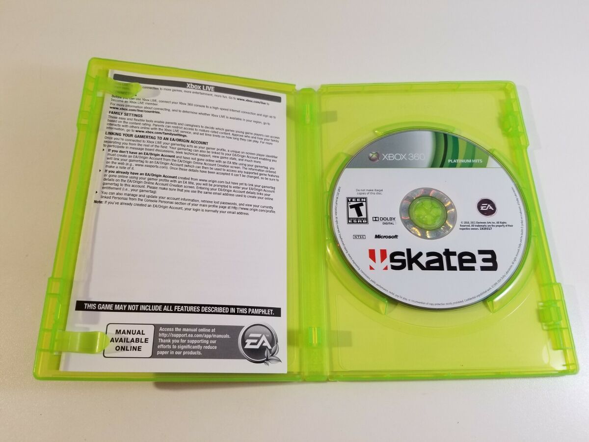 Skate 3 - Xbox 360 Game Complete with Manual 14633192933 