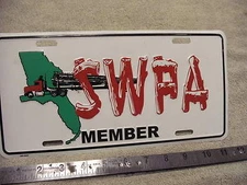 SWPA ( Southeastern Wood Producers Association)  Member Metal Vehicle Plate 