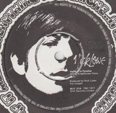 Nick Lowe - Halfway To Paradise (7'', Single)