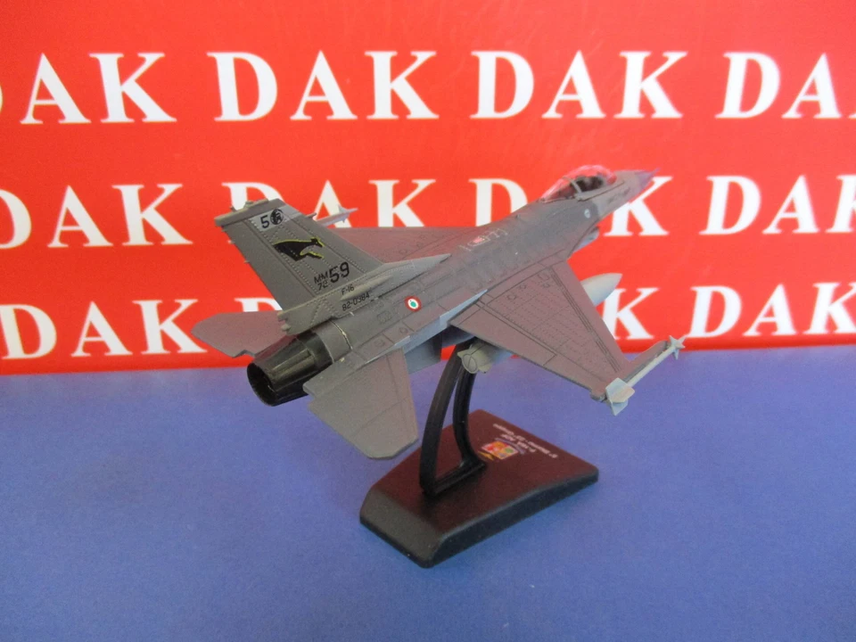 Die cast 1/100 Modellino Aereo Aircraft F-16A ADF 5 Stormo 23 Gruppo - Immagine 3 di 4