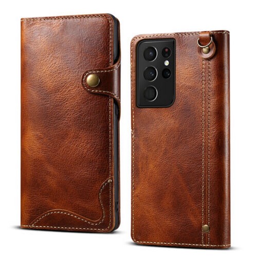 For Samsung S23 S20 S21 S22Plus S22 Ultra Genuine Leather Flip Wallet Case Cover - Picture 21 of 31