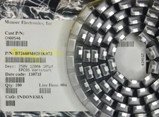 B72660M0251K072 EPCOS VARISTOR 390V 1.2KA 2SMD JLEAD ROHS 25 PIECES