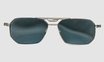 $461 Authentic Prada SPR 58Y 1BC-02R Men Silver Geometric