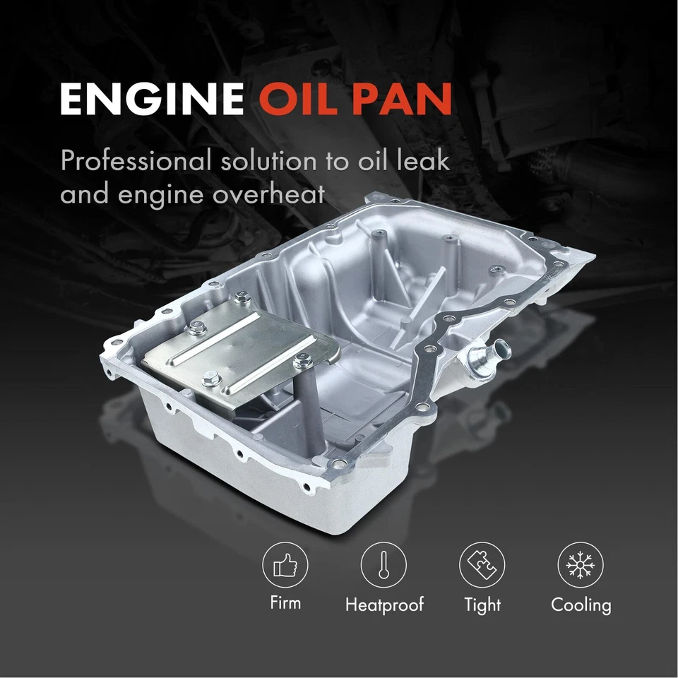 Cacerola de aceite del motor para Mazda 3 2007-2013 6 2006-2007 CX-7 07-12 L4 2,3 L turboalimentado Foto 2 de 4