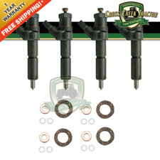 E6nn9f593ba Injector & C5ne9f596a Seal Kit 4pc For Ford Tractors 7000, 7600+