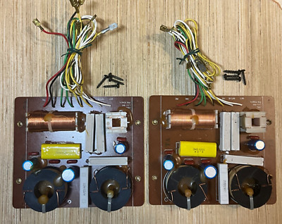 JBL LX44 3-Way Crossovers (PAIR)  Working Condition & Speaker Input Terminals